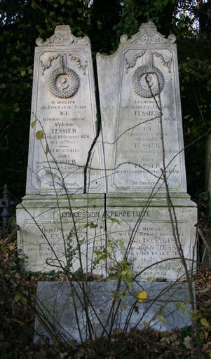 Tombeau (stèle funéraire) Tessier-Alexandre