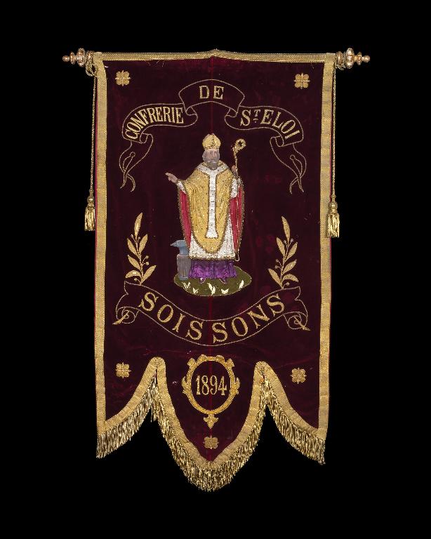 Bannière de procession, de la confrérie de Saint-Éloi
