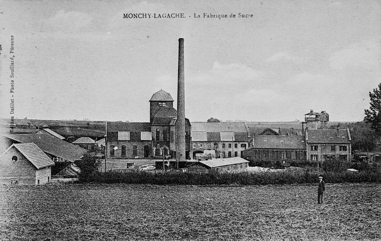 Ancienne sucrerie de betteraves de Monchy-Lagache, puis râperie de betteraves de la Compagnie Nouvelle des Sucreries Réunies (C.N.S.R.), devenue usine de matières plastiques Mitry