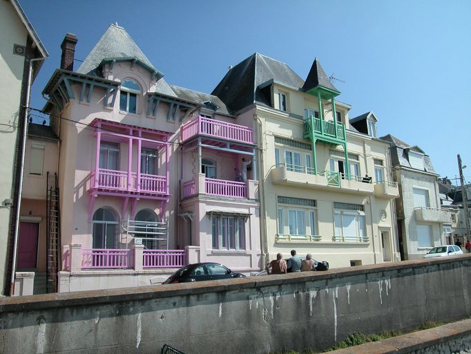 Le quartier et la station balnéaire du Bourg-d'Ault