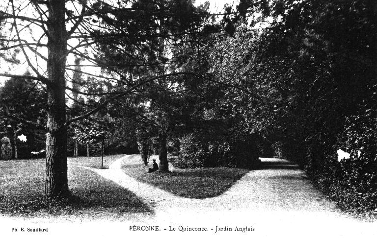 Ancien jardin du Quinconce à Péronne (vestiges)