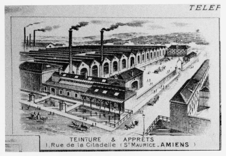 Ancienne usine de teinturerie et d'apprêts Fertel, puis Hagimont, puis Doulet, puis Fremaux (détruite)