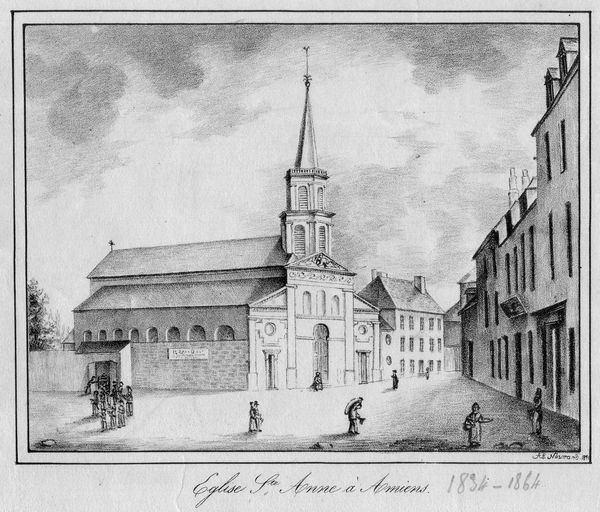 Ancienne auberge Saint-Antoine et chapelle Sainte-Anne d'Amiens (détruites)