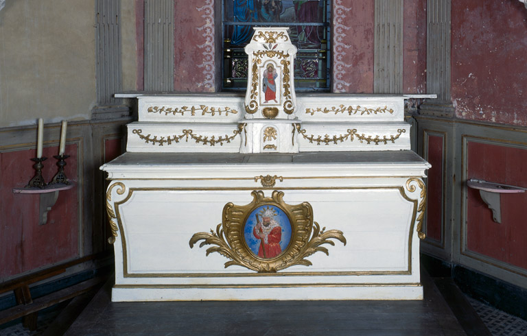 Autel, tabernacle et gradin d'autel (maître-autel)