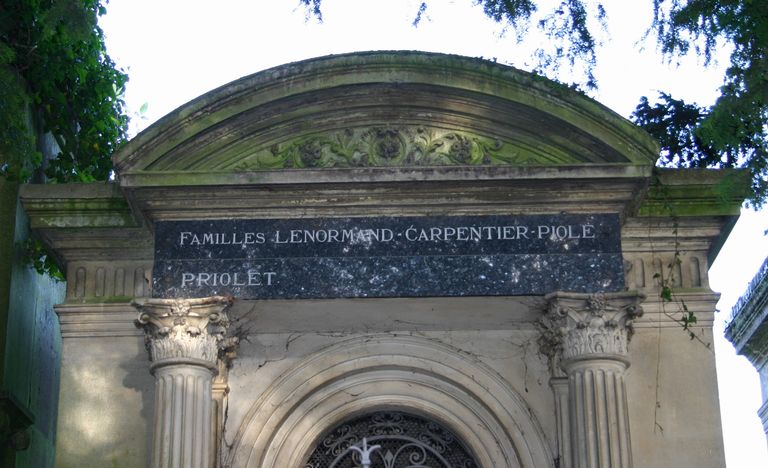 Tombeau (chapelle) des familles Lenormand-Capentier-Piolé et Priolet [anciennement Lefèvre-Levert]