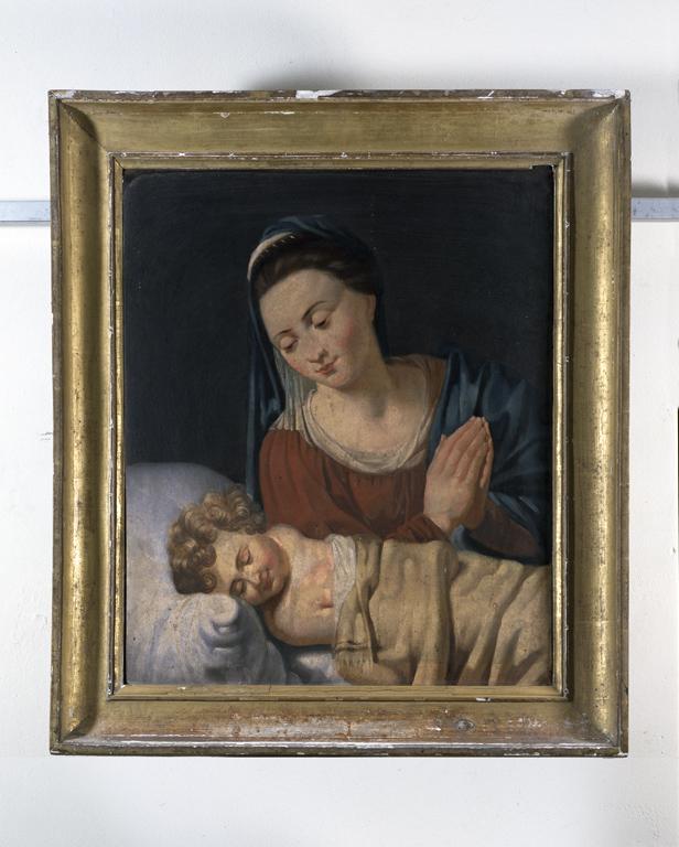 Tableau : Vierge à l'Enfant dit le Sommeil de l'Enfant Jésus