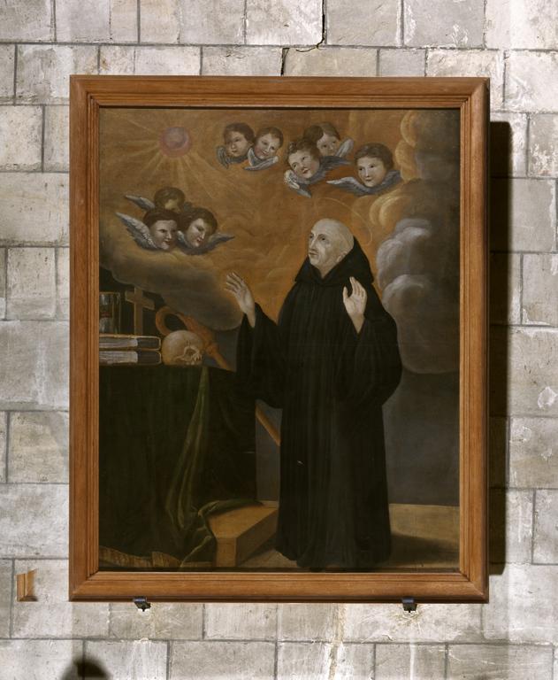 Tableau : Saint Benoît en extase devant la vision du globe lumineux