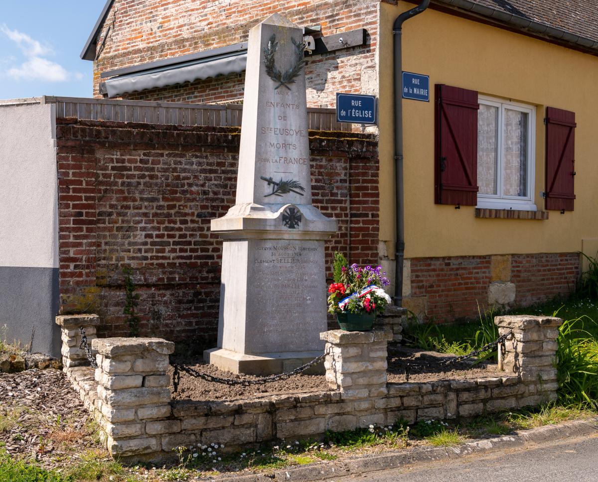 Le village de Sainte-Eusoye et les écarts de Noirveaux, Sauveleux et La Borde Longuet