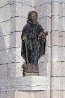 Statue (demi-nature) : saint Antoine ermite