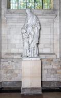Groupe sculpté : Saint Germain l'Auxerrois et sainte Geneviève
