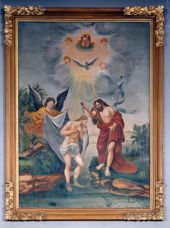 Tableau (tableau d'autel) : le Baptême du Christ