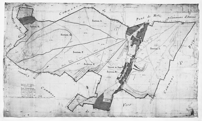 Le territoire communal de Saleux