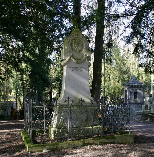 Monument sépulcral de Louis Jacques Alexandre Cozette