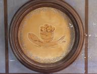 Peinture monumentale en trompe-l'oeil, de style néo-médieval