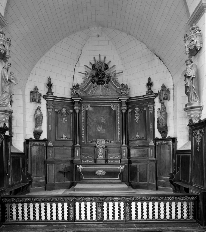 Ensemble du maître-autel (autel, tabernacle, retable)