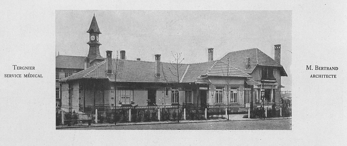 Ancien service médical de la cité-jardin de la Compagnie des Chemins de fer du Nord (détruit)