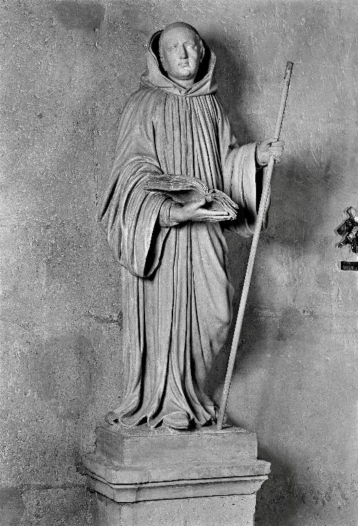 Statue (grandeur nature) : saint Bruno