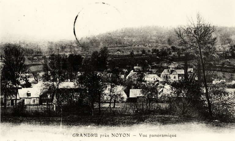 Le canton de Noyon : le territoire de la commune de Grandrû