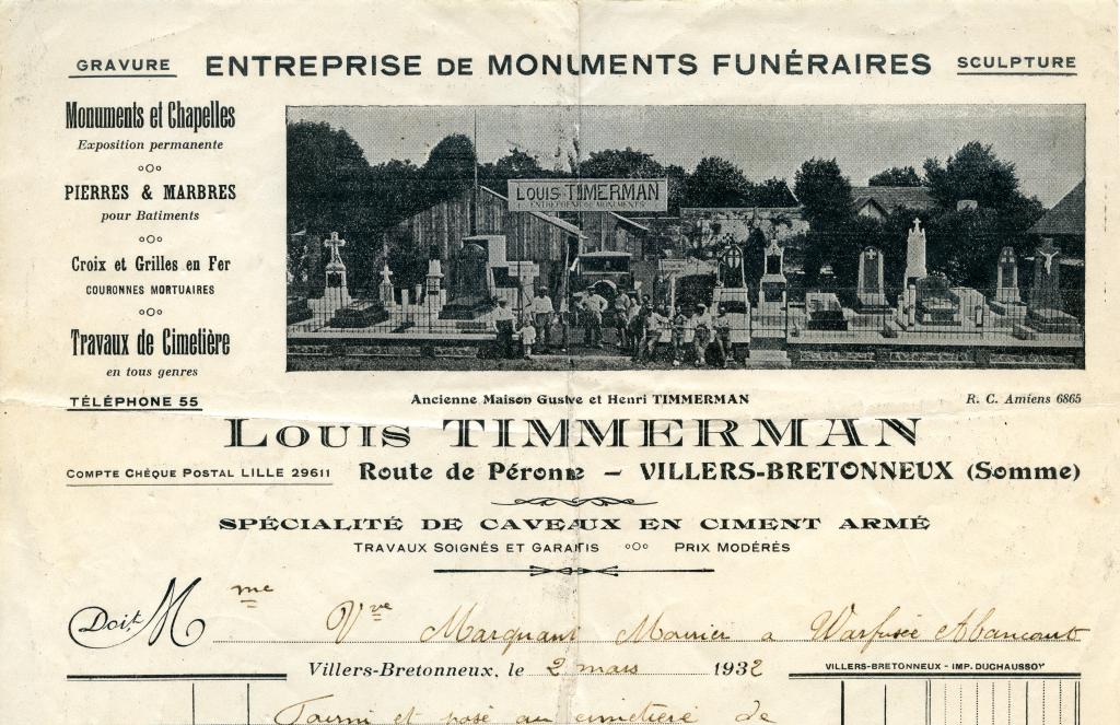 Entreprise de monuments funèbres Timmerman