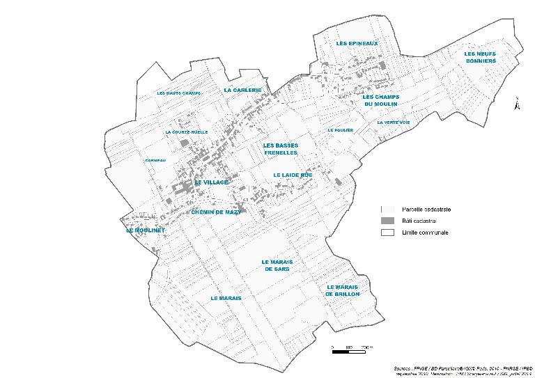 Le territoire communal de Brillon