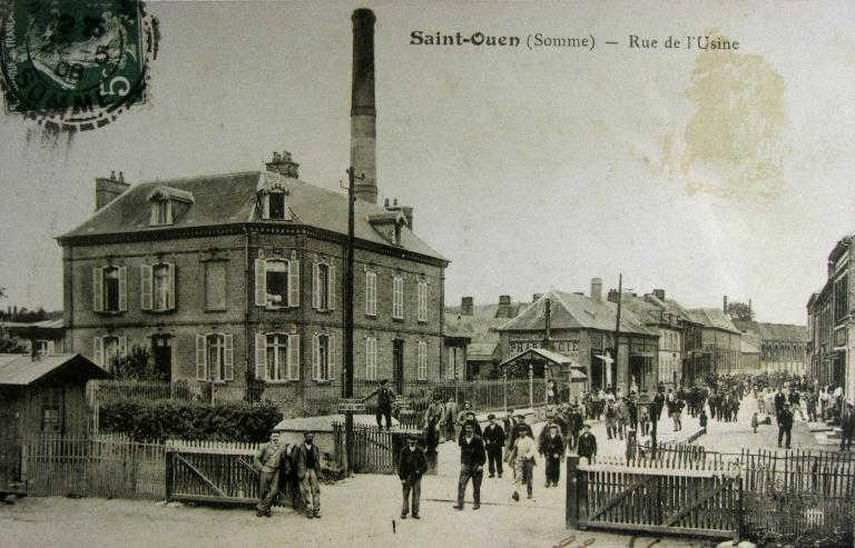 Filature de jute Saint Frères, puis Boussac Saint Frères à Saint-Ouen, devenue corderie, puis usine de fibres artificielles et synthétiques Peaudouce, puis Trioplanex