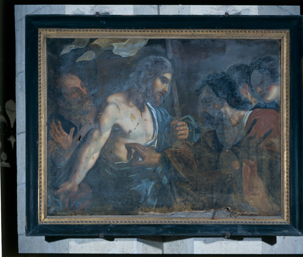 Tableau : l'incrédulité de saint Thomas