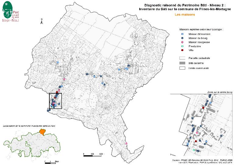 Le territoire communal de Flines-lès-Mortagne