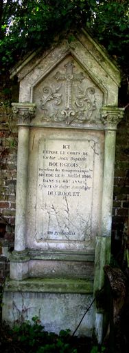 Tombeau (stèle funéraire) de Victor Jean-Baptiste Bourgeois