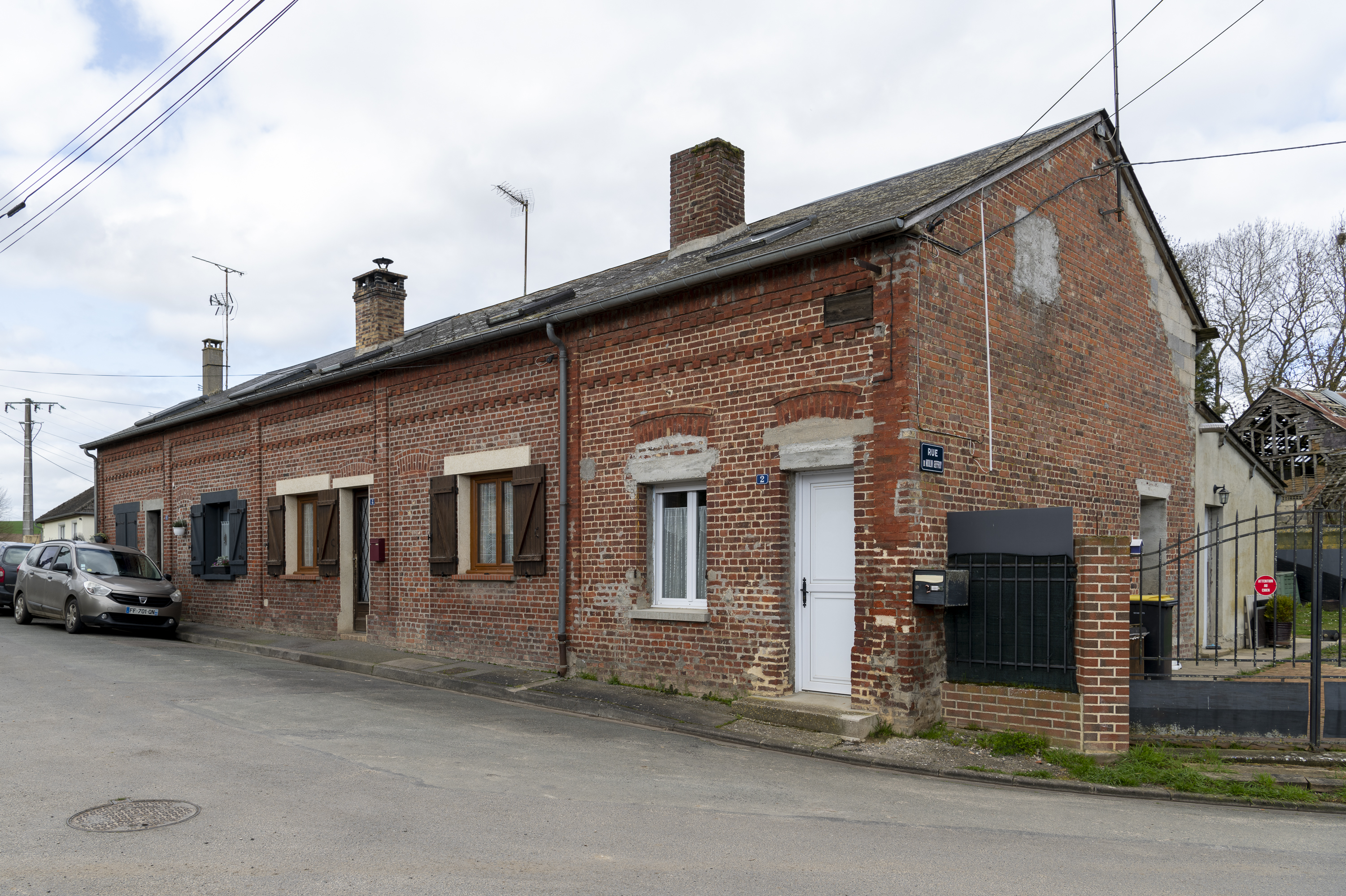 L'habitat du village de Bonneuil-les-Eaux