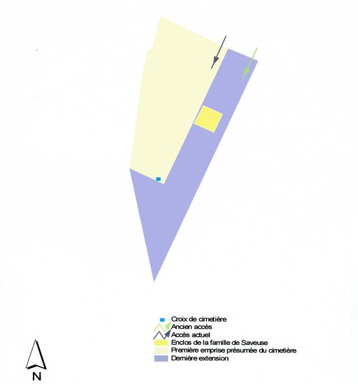 Les cimetières des communes étudiées de la communauté d'agglomération d'Amiens métropole