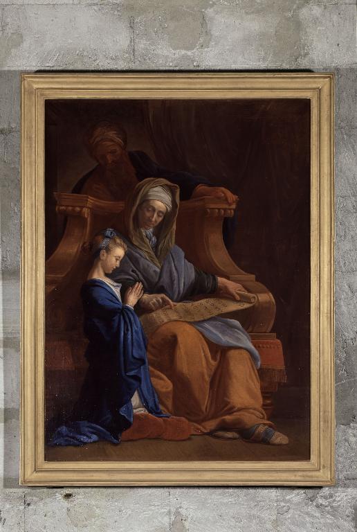 Tableau : L'Éducation de la Vierge