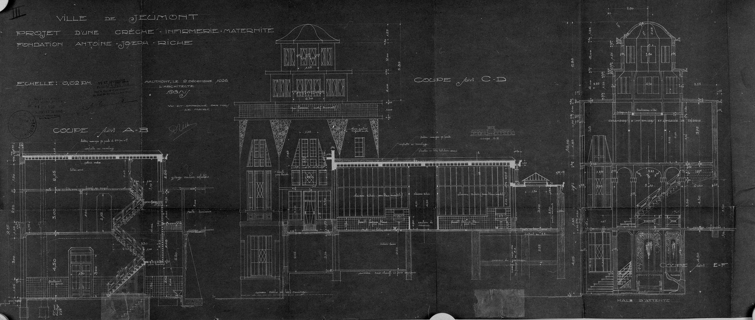 Ancien hôpital Albert-Riche de Jeumont, aujourd'hui maison d’accueil spécialisée