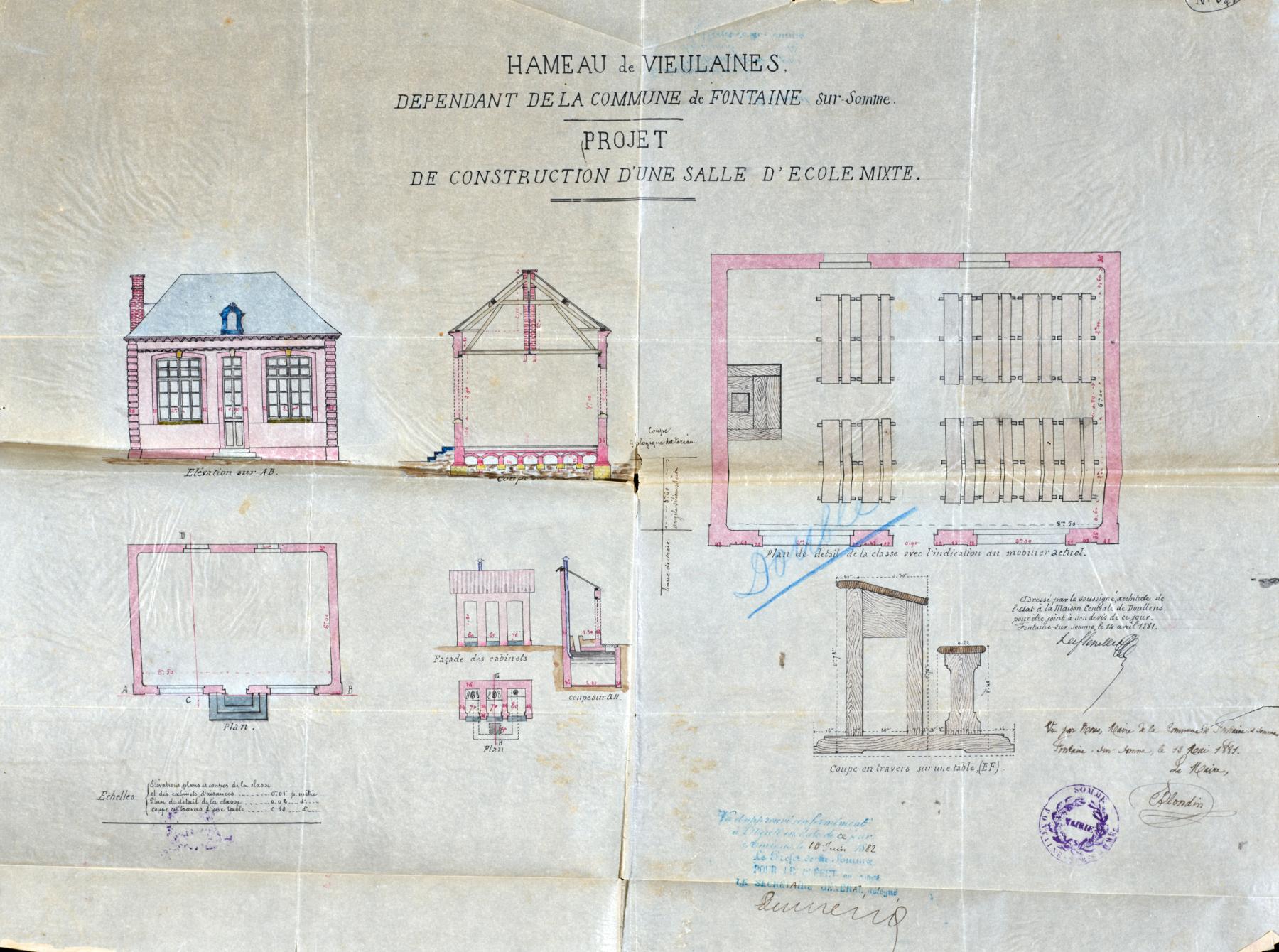 Ancienne école primaire de Vieulaines