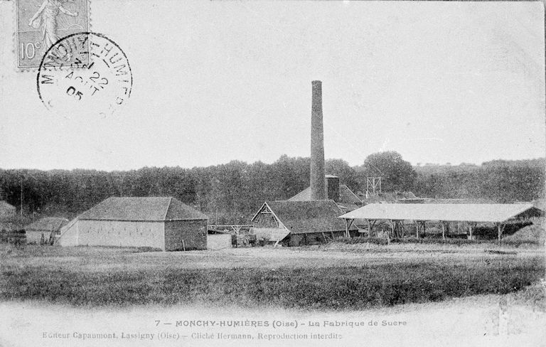 Ancienne sucrerie de betteraves et distillerie d'alcool Stievenart et Cie, puis SA Sucrière de Monchy, puis Béghin Say (vestiges)