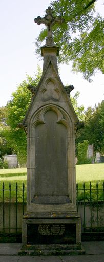 Tombeau (stèle funéraire) de la famille Derly