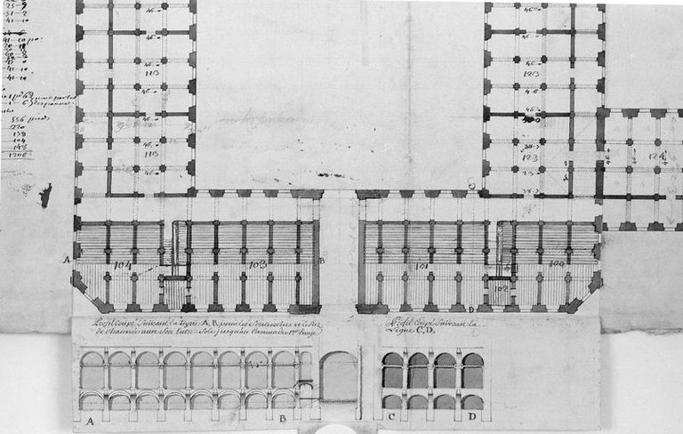 Ancien hôpital général de Valenciennes, dit hôpital du Hainaut, puis hospice et hôpital militaire (actuellement maison de retraite du Hainaut)