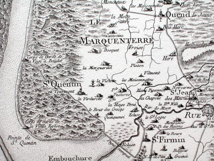 Le territoire communal de Saint-Quentin-en-Tourmont