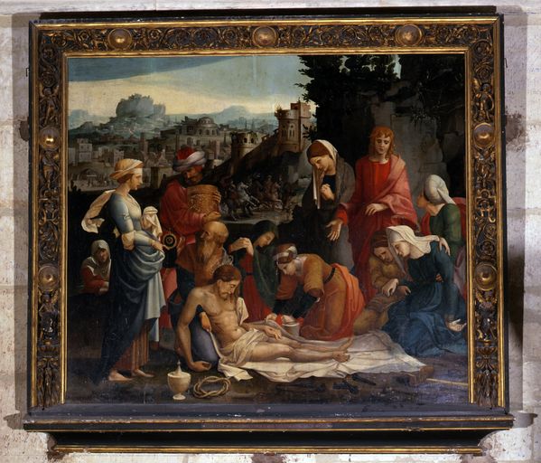 Tableau : Mise au tombeau, dite Embaumement du Christ