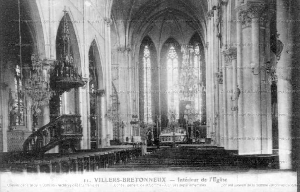 Eglise paroissiale de la Nativité de Saint-Jean-Baptiste à Villers-Bretonneux