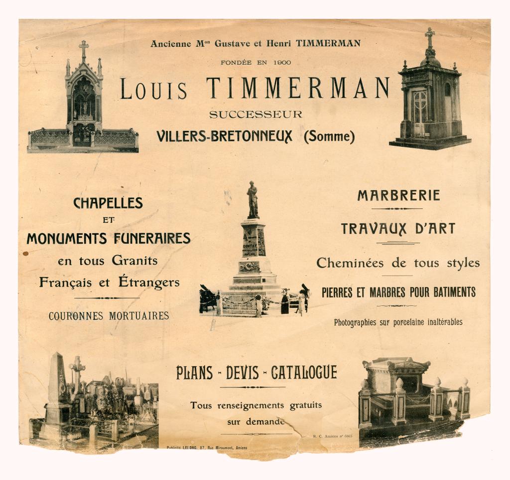 Entreprise de monuments funèbres Timmerman