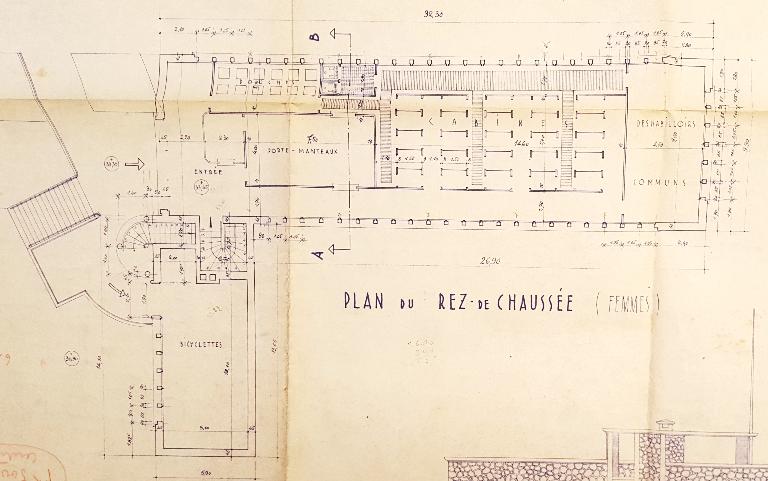 La piscine Léon-Pille, dite aussi "La Cheminote", à Amiens (vestiges)