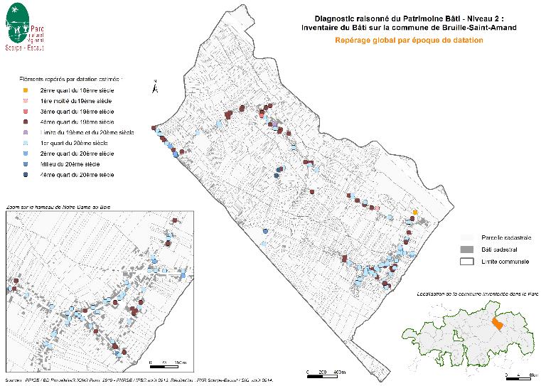 Le territoire communal de Bruille-Saint-Amand