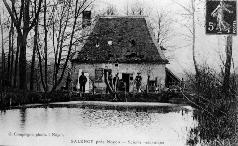Le canton de Noyon : le territoire de la commune de Salency