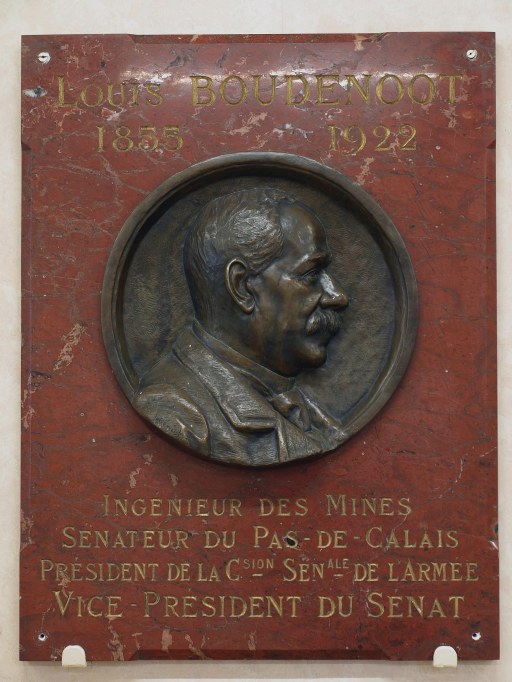 Plaque commémorative : Louis Boudenoot