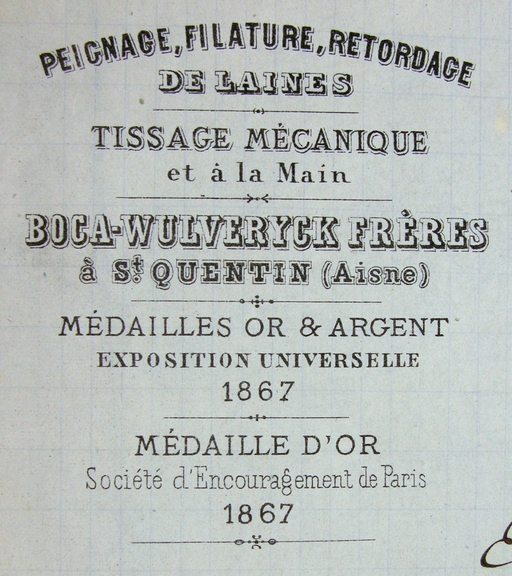 Ancienne usine de blanchiment et de teinturerie Lefranc, tissage de laine Boca-Wulvérick, ateliers de réparation Raymond Piot et Cie