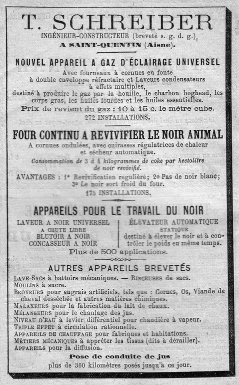 Ancienne usine de construction mécanique Théodore Schreiber, puis Victor Daix, usine de chaudronnerie Henry Mariolle, usine de construction mécanique Emile Boubiéla