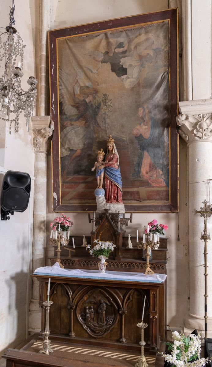 Le mobilier de l'église Saint-Claude de Maisoncelle-Tuilerie