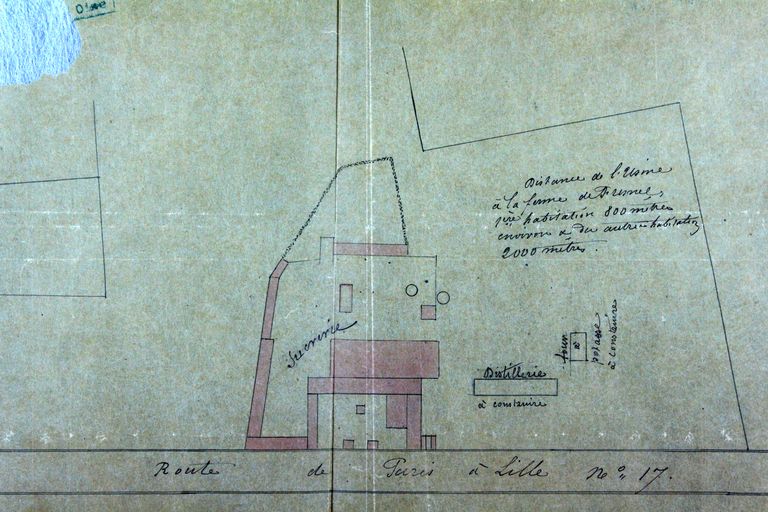 Sucrerie de betteraves Thirial Bertin et Compagnie, puis Sucrerie et Distillerie de Francières