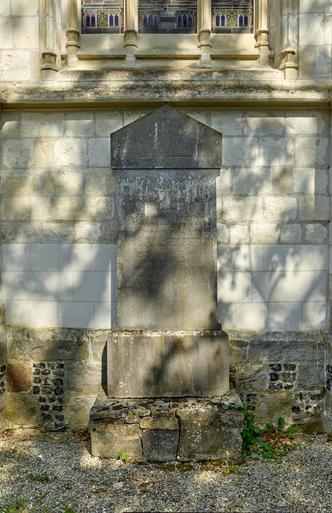 Tombeau (stèle funéraire) Acary de la Rivière