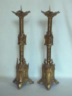 Ensemble de 2 chandeliers d'autel (No 4)